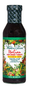 3 PACK of Walden Farms Calorie Free Dressing Italian with Sundried Tomato -- 12 fl oz
