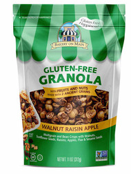 3 PACK of Bakery On Main Gluten Free Granola Walnut Raisin Apple -- 11 oz