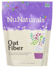 NuNaturals, Oat Fiber, 1 lb (454 g)