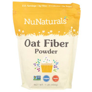 <img alt="NuNaturals, Oat Fiber Powder, 1 lb (454 g)" title="NuNaturals, Oat Fiber Powder, 1 lb (454 g),739223007014"