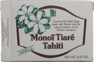 Monoi Tiare Tahiti, Coconut Oil Soap, Vanilla Scented, 4.55 oz (130 g) (Discontinued Item)