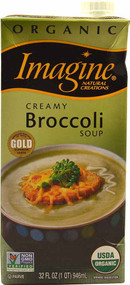 3 PACK of Imagine Foods Organic Soup Creamy Broccoli -- 32 fl oz