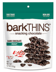 3 PACK of Bark Thins Snacking Chocolate Dark Chocolate Mint -- 4.7 oz