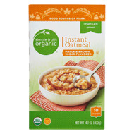 3 PACK of Simple Truth Organic Instant Oatmeal Natural Maple & Brown Sugar -- 10 Packets