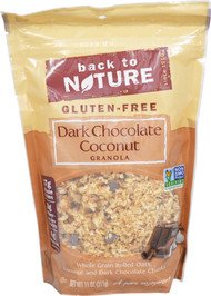 3 PACK of Back To Nature Granola Gluten Free Dark Chocolate Coconut -- 11 oz