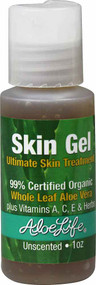 3 PACK of Aloe Life Skin Gel Ultimate Skin Treatment Unscented -- 1 oz