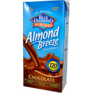 3 PACK of Blue Diamond Almond Breeze Almondmilk Chocolate -- 32 fl oz