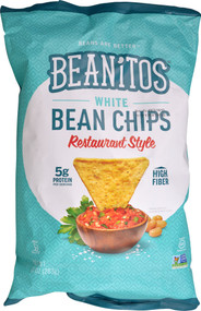 3 PACK of Beanitos White Bean Tortilla Chips Gluten Free -- Restaurant Style -- 10 oz