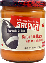 3 PACK of Frontera Salpica Queso Dip Medium Salsa Con Queso with Smoked Jalapeno -- 16 oz