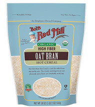 Bob's Red Mill, Organic, High Fiber Oat Bran Hot Cereal, 18 oz (510 g)
