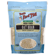 <img alt="Bobs Red Mill, Organic High Fiber Oat Bran, Hot Cereal, 18 oz (510 g)" title="Bobs Red Mill, Organic High Fiber Oat Bran, Hot Cereal, 18 oz (510 g),039978019554"