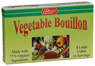 3 PACK of The Organic Gourmet Bouillon Cubes Vegetable -- 8 Cubes