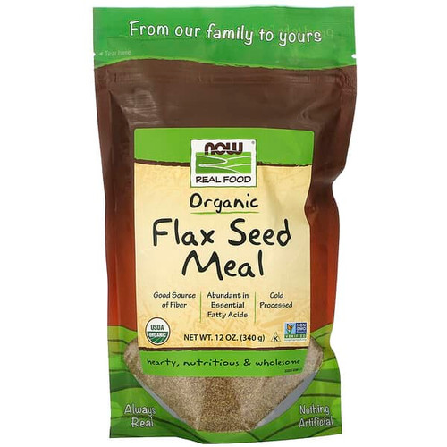 <img alt="NOW Foods, Real Food, Organic Flax Seed Meal, 12 oz (340 g)" title="NOW Foods, Real Food, Organic Flax Seed Meal, 12 oz (340 g),733739062666"