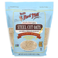 <img alt="Bobs Red Mill, Steel Cut Oats, Whole Grain, 54 oz (1.53 kg)" title="Bobs Red Mill, Steel Cut Oats, Whole Grain, 54 oz (1.53 kg),039978051400"