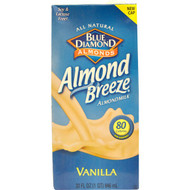 3 PACK of Blue Diamond Almond Breeze Almondmilk Vanilla -- 32 fl oz