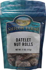 3 PACK of Shiloh Farms Datelet Nut Rolls -- 11 oz
