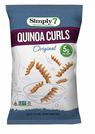 3 PACK of Simply 7 Quinoa Curls Gluten Free Original -- 3.5 oz