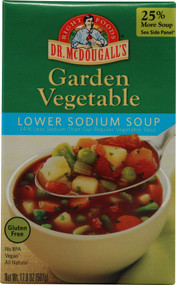 3 PACK of Dr. McDougalls Lower Sodium Soup Garden Vegetable -- 17.9 fl oz