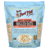 <img alt="Bobs Red Mill, Quick Cooking Rolled Oats, Whole Grain, 32 oz (907 g)" title="Bobs Red Mill, Quick Cooking Rolled Oats, Whole Grain, 32 oz (907 g),039978041531"