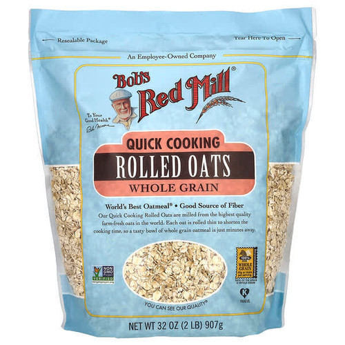<img alt="Bobs Red Mill, Quick Cooking Rolled Oats, Whole Grain, 32 oz (907 g)" title="Bobs Red Mill, Quick Cooking Rolled Oats, Whole Grain, 32 oz (907 g),039978041531"