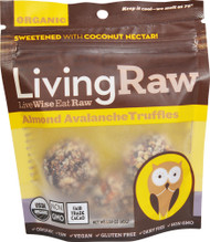 3 PACK of Living Raw Organic Truffles Gluten Free Almond Avalanche -- 1.59 oz