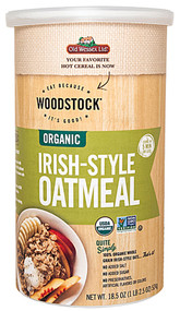 3 PACK of Woodstock Organic Irish-Style Oatmeal - Old Wessex -- 18.5 oz