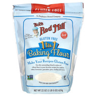 <img alt="Bobs Red Mill, 1 to 1 Baking Flour, Gluten Free, 22 oz (624 g)" title="Bobs Red Mill, 1 to 1 Baking Flour, Gluten Free, 22 oz (624 g),039978034533"