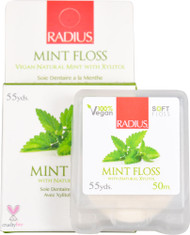 3 PACK of RADIUS, Mint Floss with Natural Xylitol, 55 yds (50 m)