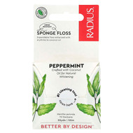 <img alt="RADIUS, Sponge Floss, Peppermint, 55 yds (50 m)" title="RADIUS, Sponge Floss, Peppermint, 55 yds (50 m),085178001868"