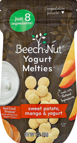 3 PACK of Beech-Nut Yogurt Melties Sweet Potato Mango & Yogurt -- 1 oz