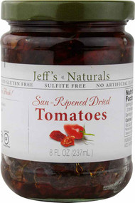 3 PACK of Jeffs Naturals Sun-Ripened Dried Tomatoes -- 8 fl oz