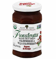 3 PACK of Rigoni di Asiago Fiordifrutta Organic Fruit Spread Strawberry -- 8.82 oz