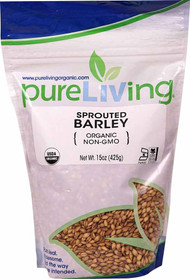 3 PACK of Pure Living Organic Barley Sprouted -- 15 oz