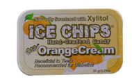 3 PACK of Ice Chips Hand Crafted Candy Tin Orange Cream -- 1.76 oz