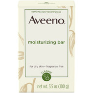 3 PACK of Aveeno, Moisturizing Bar With Nourishing Oat, Fragrance Free, 3.5 oz (100 g)