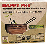 3 PACK of Star Anise Foods Happy Pho Vietnamese Brown Rice Noodle Soup Garlic Goodness -- 4.5 oz