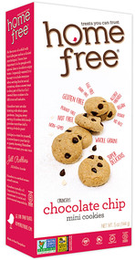 3 PACK of Home Free Gluten Free Mini Cookies Chocolate Chip -- 5 oz