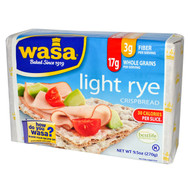 3 PACK of Wasa Crispbread Light Rye -- 9.5 oz