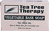 3 PACK of Tea Tree Therapy Vegetable Base Soap with Tea Tree Oil -- 3.5 oz