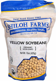3 PACK of Shiloh Farms Organic Yellow Soybeans -- 15 oz