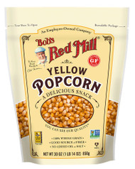 3 PACK of Bobs Red Mill Whole Kernel Popcorn Yellow -- 30 oz