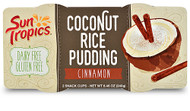 3 PACK of Sun Tropics Coconut Rice Pudding Gluten & Dairy Free Cinnamon -- 2 Cups