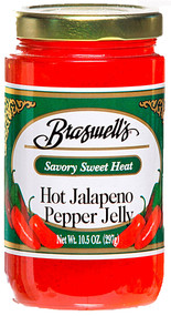 3 PACK of Braswells Jelly Hot Jalapeno Pepper -- 10.5 oz