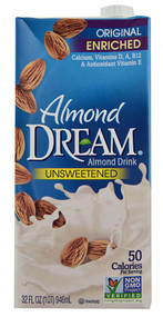 3 PACK of Imagine Foods Almond Dream Almond Drink Unsweetened Original -- 32 fl oz