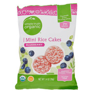 3 PACK of Simple Truth Organic Mini Rice Cakes Blueberry -- 1.4 oz