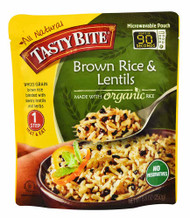 3 PACK of Tasty Bite Organic Brown Rice & Lentils -- 8.8 oz