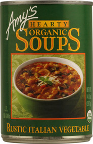 3 PACK of Amys Organic Hearty Soup Rustic Italian Vegetable -- 14 fl oz