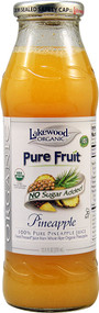 3 PACK of Lakewood Organic Pure Juice Fresh Pressed Pineapple -- 12.5 fl oz