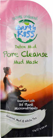 3 PACK of Earth Kiss Detox Mud Pore Cleanse Mud Mask -- 0.59 oz