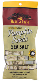 3 PACK of Harvest Roast Slow Roasted Pumpkin Seeds Sea Salt -- 2 oz